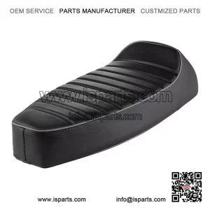 Black Slope Back Sports Seat with Push Button Lock for VESPA PX, PE, T5 CLASSIC & LML 2T.