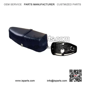 Black Seat with Springs (1 Series ?C Iron Frame) for Vespa PX 125/150/200 ?C Piaggio.