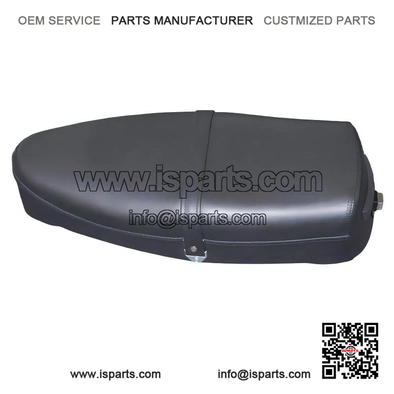 Original-Style Direct Replacement Seat for Vespa PX, Black, Part No.0722N