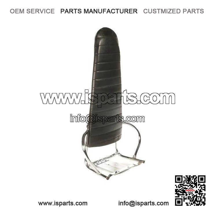 CHROME JIMMY?STYLE PASSENGER BACK REST ?C Fits Vespa PX, PE, T5 Classic, LML Star, Cuppini