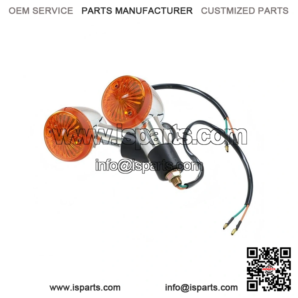 Turn Signal Blinker Indicator Light ?C Chrome ?C Pair ?C for Honda Suzuki Yamaha - Image 3