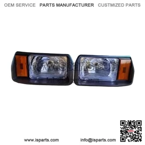 Club Car DS Golf Cart Headlights, Left and Right, Direct Fit Style