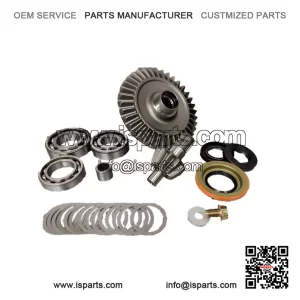 Rear Differential Ring and Pinion Gear Set with Bearings and Seal Kit, 1652 Canam G2.