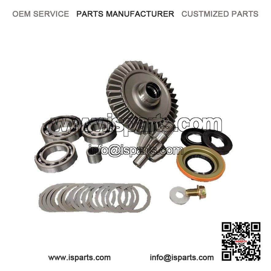 Rear Differential Ring and Pinion Gear Set with Bearings and Seal Kit, 1652 Canam G2.