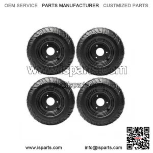 Set of 4 Tires 13x5.00-6" Wheel Rim for Go Kart, Drift Scooter, ATV, Quad, Golf Cart