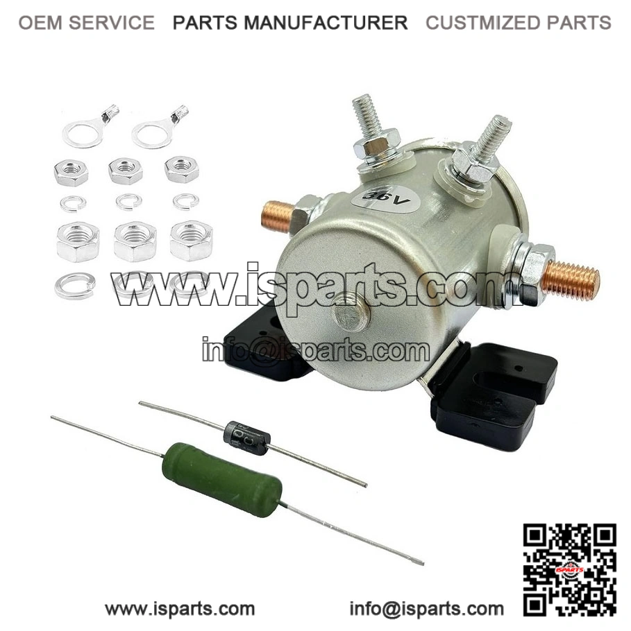 36V EZGO Golf Cart Solenoid, 70 Series Continuous Duty Sol, 36 Volt