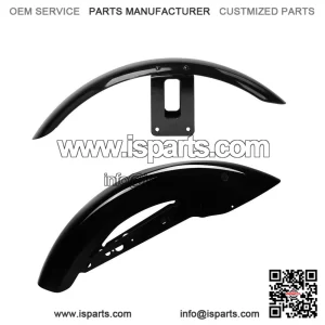 Front & Rear Fenders ?C Vivid Black ?C for Harley Sportster XL 1200 883 2004?C2022
