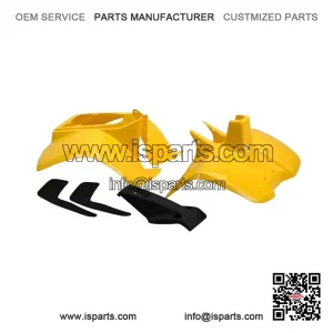 Plastics Set??Suzuki LT50 Yellow??Front, Rear Fender Bodywork Panels Mud Flaps