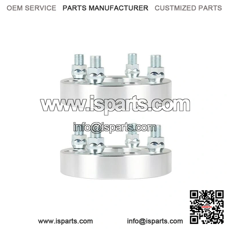 2Pcs 1 Inch Golf Cart Wheel Spacers, 1/2x20 Studs, 62mm Hub Bore, 4x4 Bolt Pattern