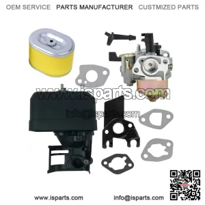 Carburetor, Air Box Assembly and Gaskets - Compatible with Honda GX200 6.5HP Engines