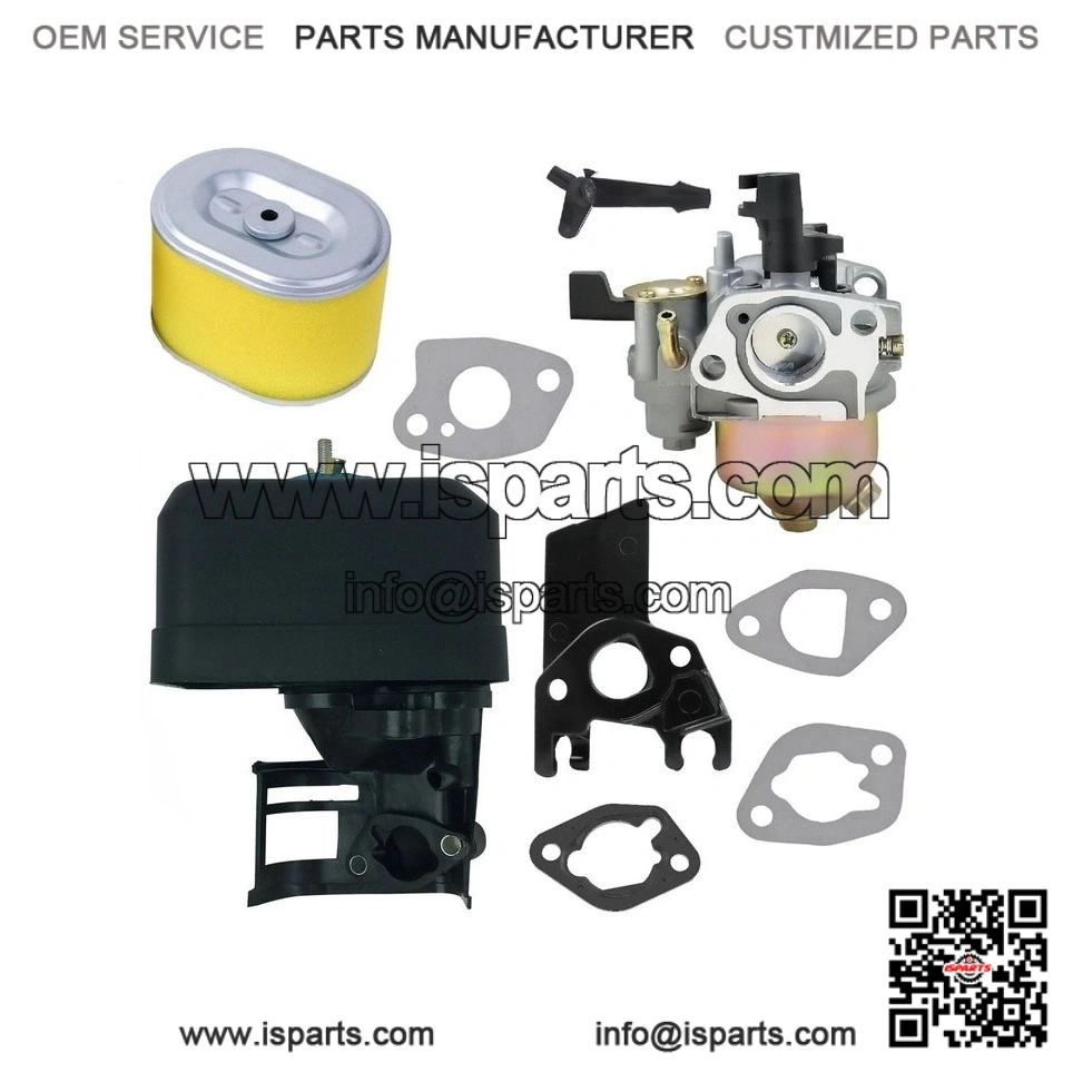 Carburetor, Air Box Assembly and Gaskets - Compatible with Honda GX200 6.5HP Engines