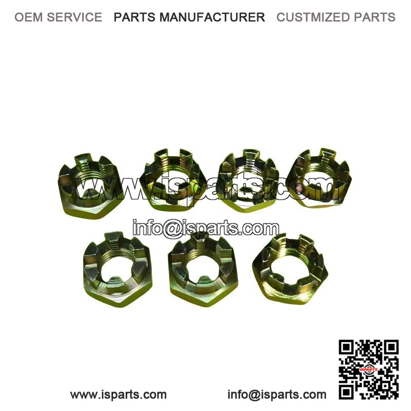 NEW OEM HEX CASTELLATED NUT M12 232220413 for 01-05 CAN-AM DS650 STEERING SYSTEM