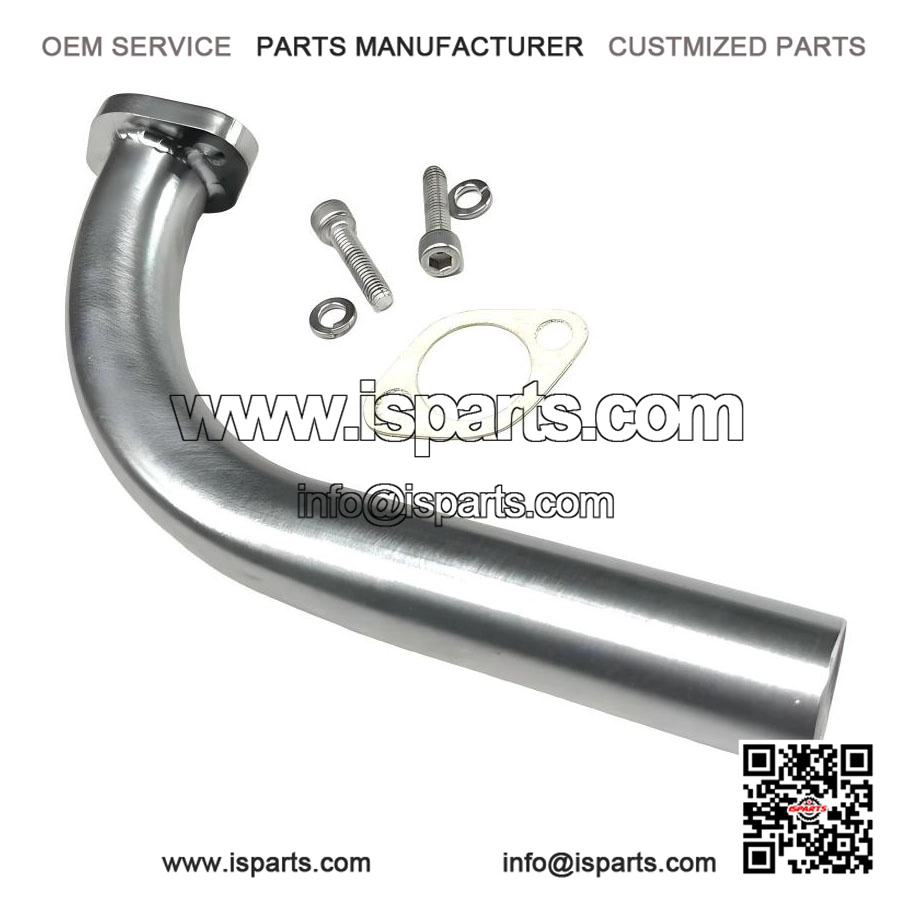 Exhaust Pipe Header For: Monster moto 80cc, Lifan 3HP, Temu 99cc mini bike