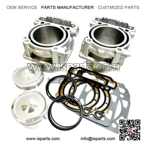 For Outlander Renegade 1000 ?C Stock Bore Cylinder Top End Rebuild Parts Kit.
