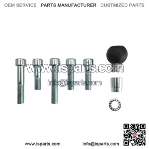Mirror Base Kit with Ball and Bolts ?C 10mm Standard & Reverse Thread
