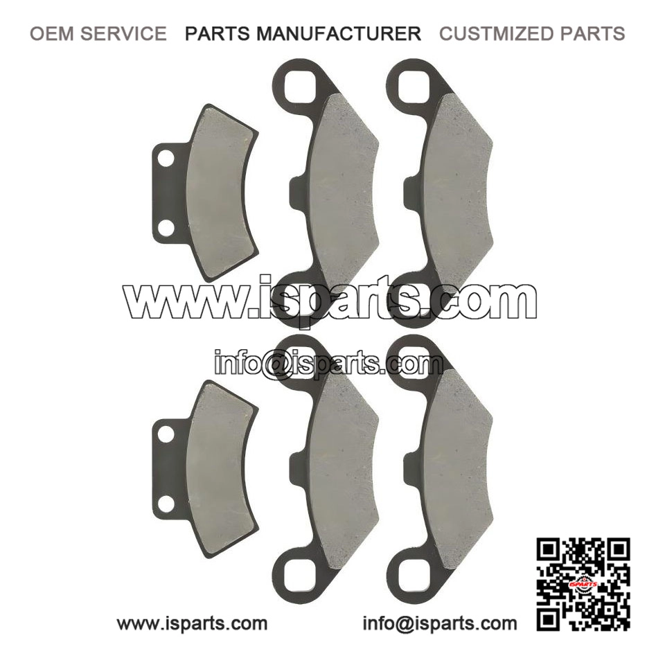 Front Rear Brake Pads??Polaris Xplorer 300 4X4??1996 1997 1998 1999 2000