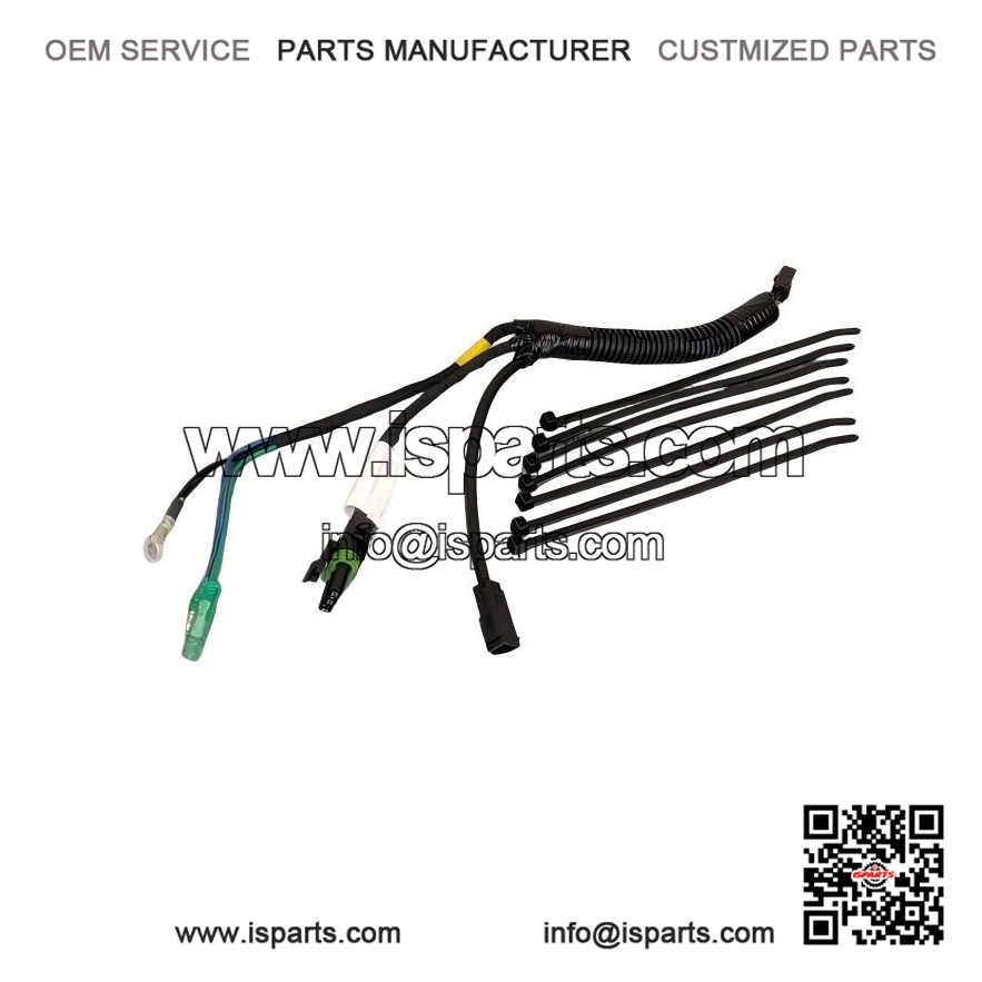 Winch Wiring Harness 715002453, Can Am ATV Outlander, connects switch to solenoid.