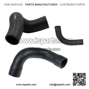 Radiator Hose Set: Upper, Lower and Bypass Hoses One New Fits John Deere Models