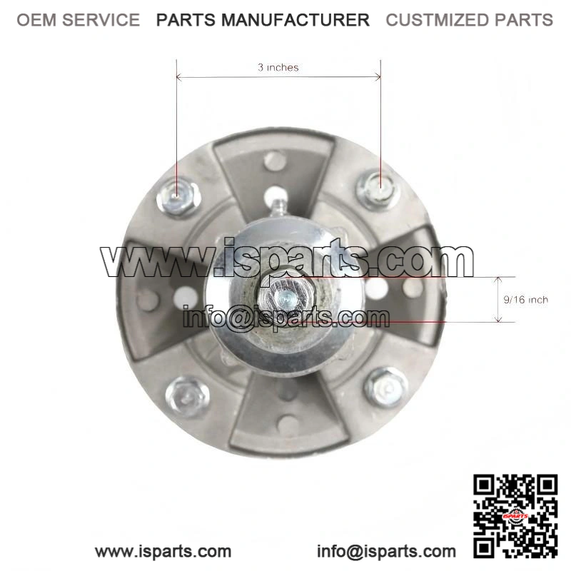 Spindle Assembly with Hardware for John Deere Mower CV730 LA150 LA175 44P777 - Image 2
