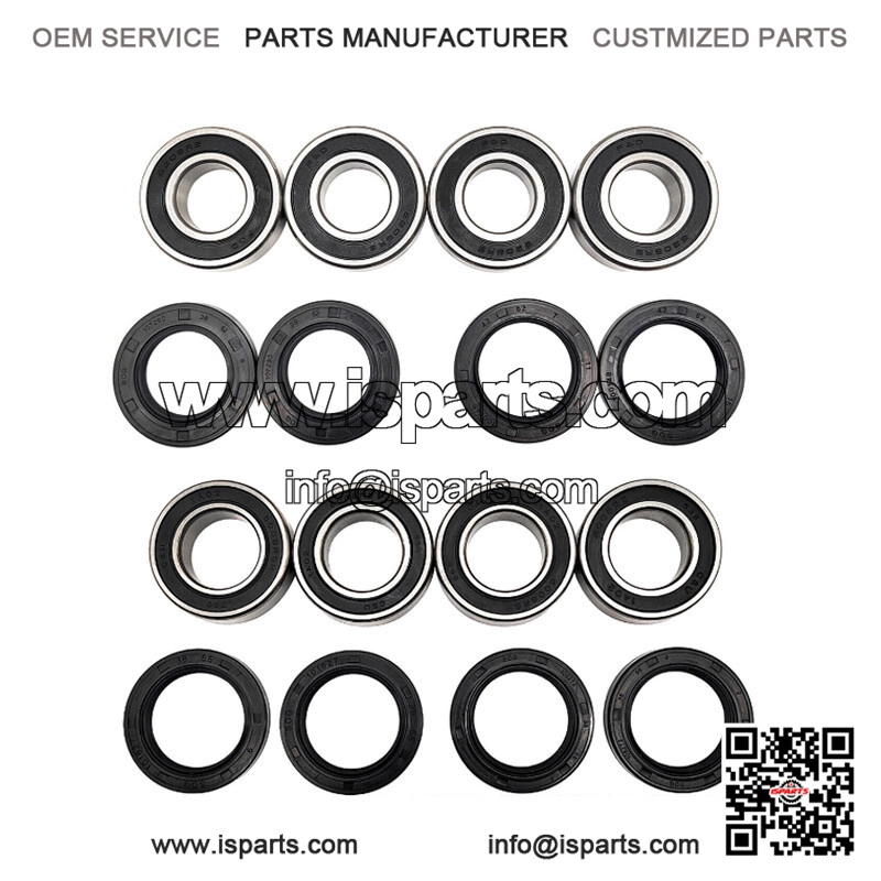 For Odes 800 Dominator Raider 4, Four Wheel Axle Hub Bearing Seal Kit Parts