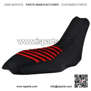 Seat Cover ALL BLACK w/ RED RIBS #255A??2006-2008 Polaris Outlaw 450 500 525