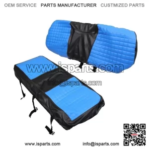 No Staple 2PC RS Type Diamond Golf Cart Seat Cover Kit for Club Car, EZGO, Yamaha