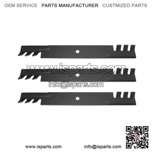 3-Piece Toothed Mower Blade Set 7075770, 21" - Fits Snapper Pro 61 Deck